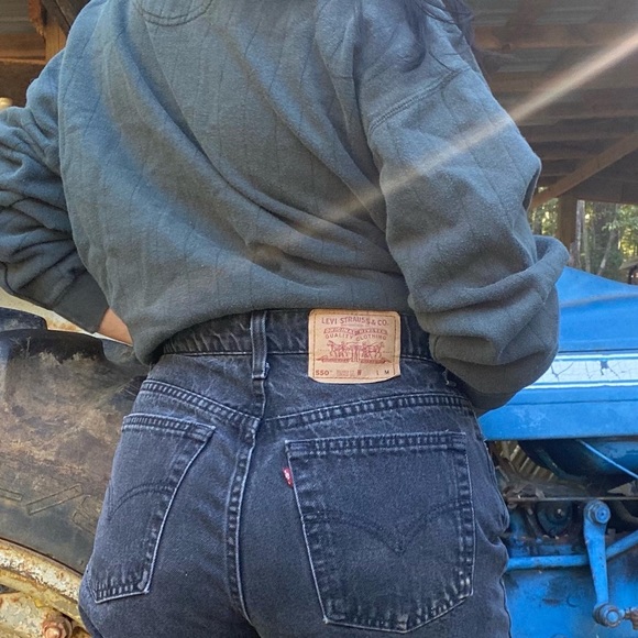 • 1980s Hunter Green Cotton 3 Button Henley • - Picture 4 of 5